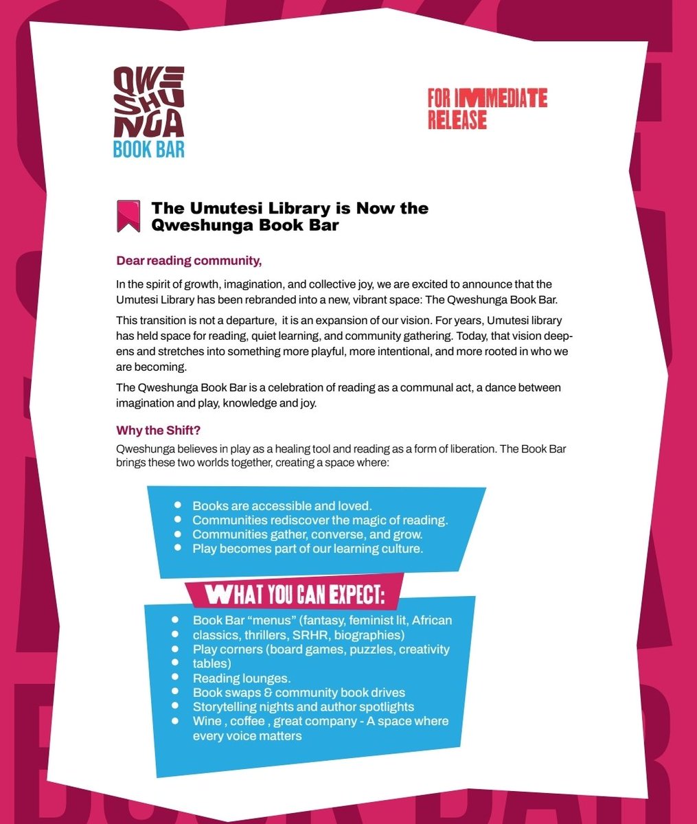 Qweshunga Book Bar tweet media