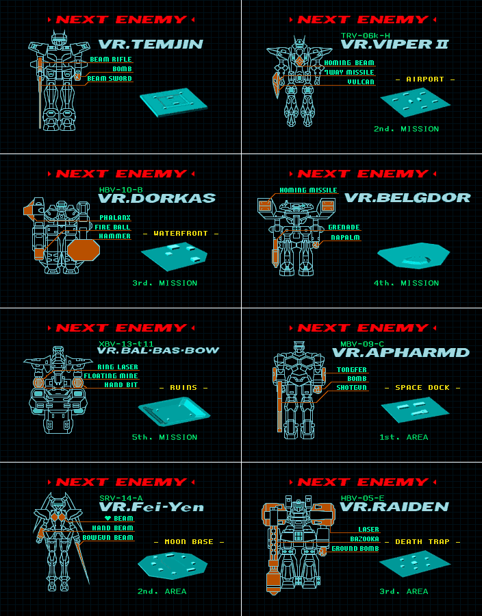 nvm, I got them. Didn't include the Z-Gradt or Jaguarundi since they are just like outlines that say "unknown". Not much of a schematic drawing for those.