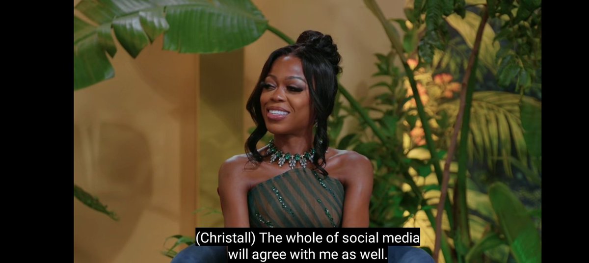 SiminkieM's tweet photo. #UltimateGirlsTripAfrica 
#UltimateGirlsTripAfricareunion We really defended Christall to a point that she can't see anything wrong with what she said. I felt like an idiot watching the reunion. No guys Christal needs to take accountability and apologize for her actions. https://t.co/nhhjvZxxug