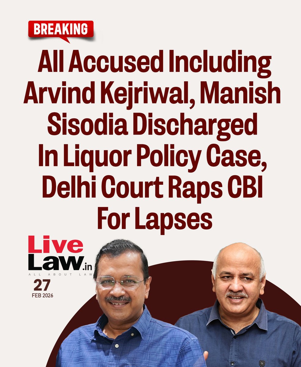 A Delhi Court on Friday discharged former Delhi Chief Minister and Aam Aadmi Party supremo Arvind Kejriwal in the corruption case related to the alleged liquor policy scam.
Read more: bitl.to/5i73
#ArvindKejriwal #ManishSisodia #CBI  #liquorpolicyscam