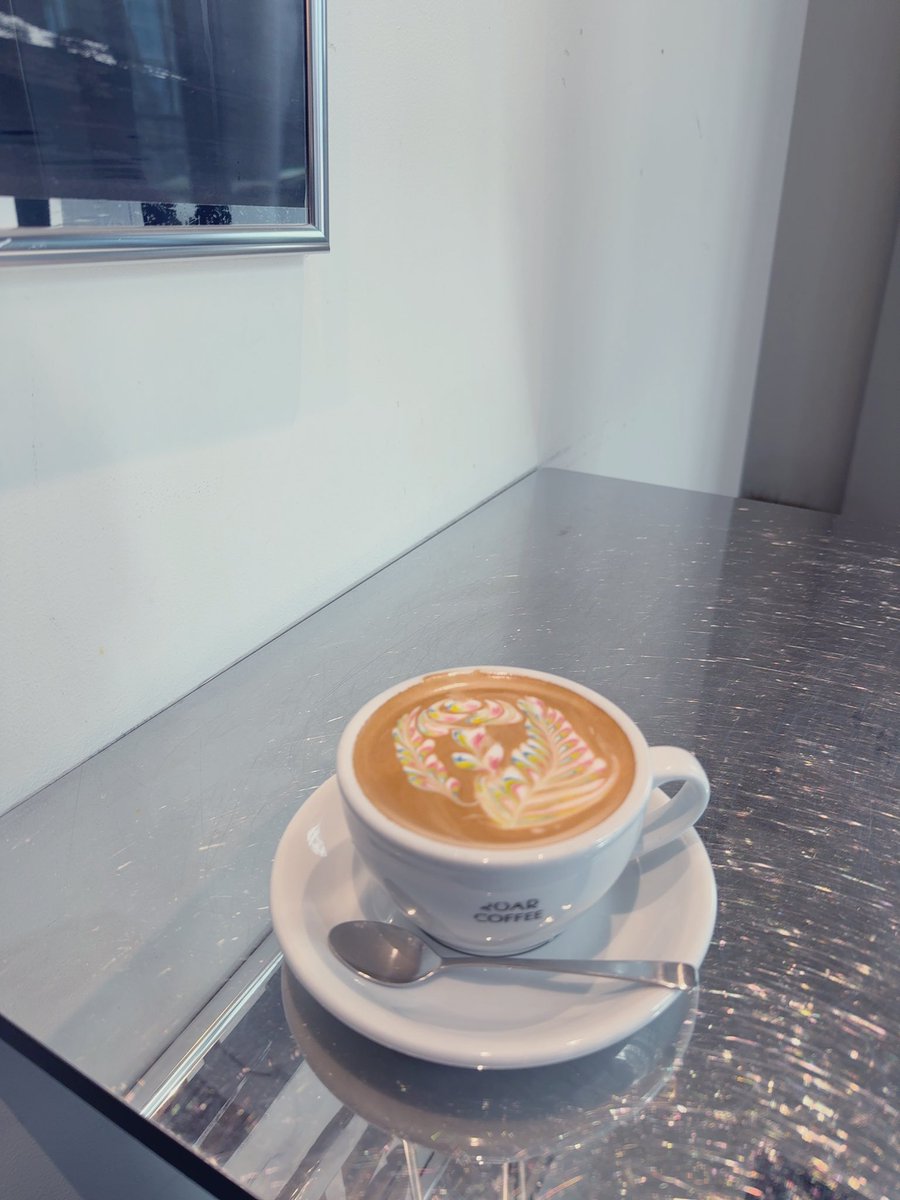 ラテアート かっわいい ROAR COFFEE Parkside Ginza Tokyo