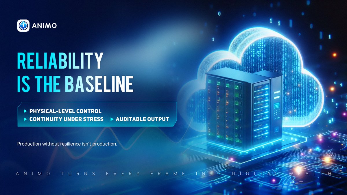 Animo_HQ's tweet photo. 🛡️ Production without resilience isn’t production.

At Animo, industrial virtual output depends on:
🖥️ physical-level compute control
🔒 continuity under system stress
📑 auditable, standardized results

Reliability isn’t a feature.
It’s the baseline.

#Animo #InstitutionalTech https://t.co/qanCYSsk6q