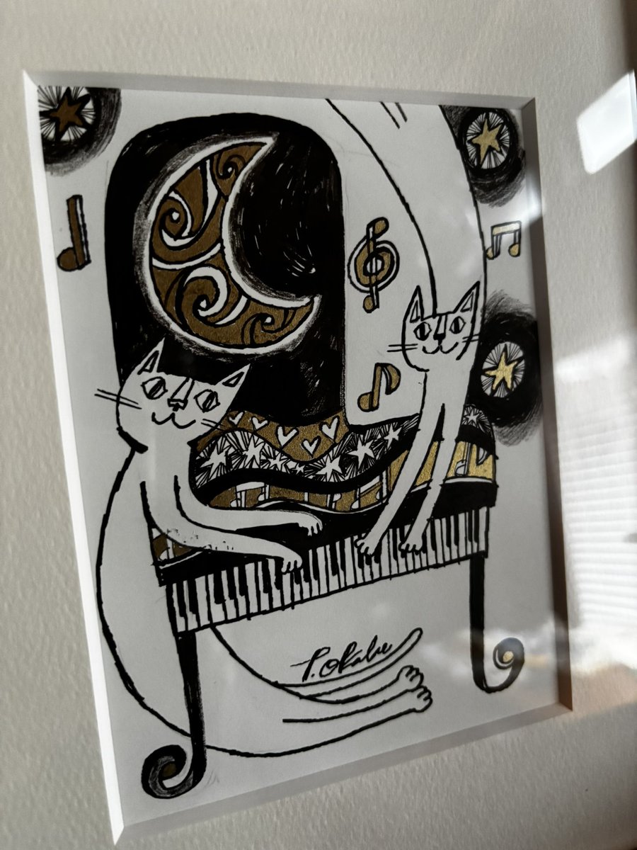 新作ミニ原画「このままで」 