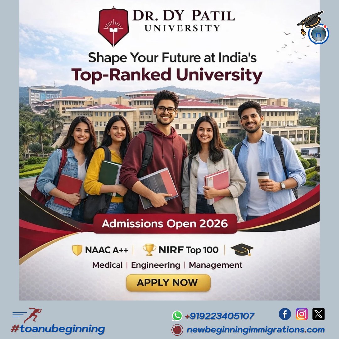 NImmigrations's tweet photo. #Admissions2026
#UniversityAdmissions
#IndiaAdmissions
#UGAdmissions
#PGAdmissions https://t.co/5B69ZEeGwn