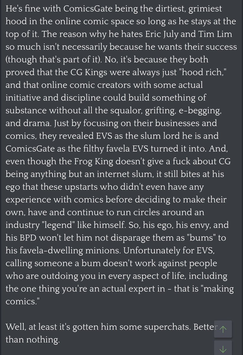 Throat Goat’s low IQ response to this guy was hE’s an S J Wer.

I’ve been in his streams and he drops N bombs on the regular. But sure, he’s woke. Ya. Great response. In fact, all his responses are kinda low iq. Fat! gay! lol.