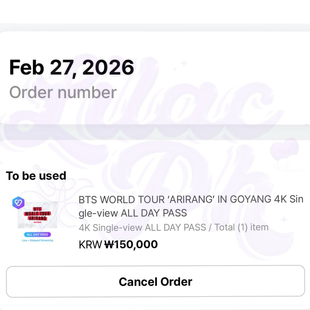 𐙚 BTS WORLD TOUR 'ARIRANG' in Goyang - Private Livestreaming

⇢ ₱100 | $3 for per day access
⇢ ₱150 | $5 for all days access
⇢ ticket secured ✅
⇢ feedbacks: t.me/lilacph/2
⇢ form: tinyurl.com/arirangGY

wts lfb bts army ph namjoon seokjin hoseok yoongi jimin