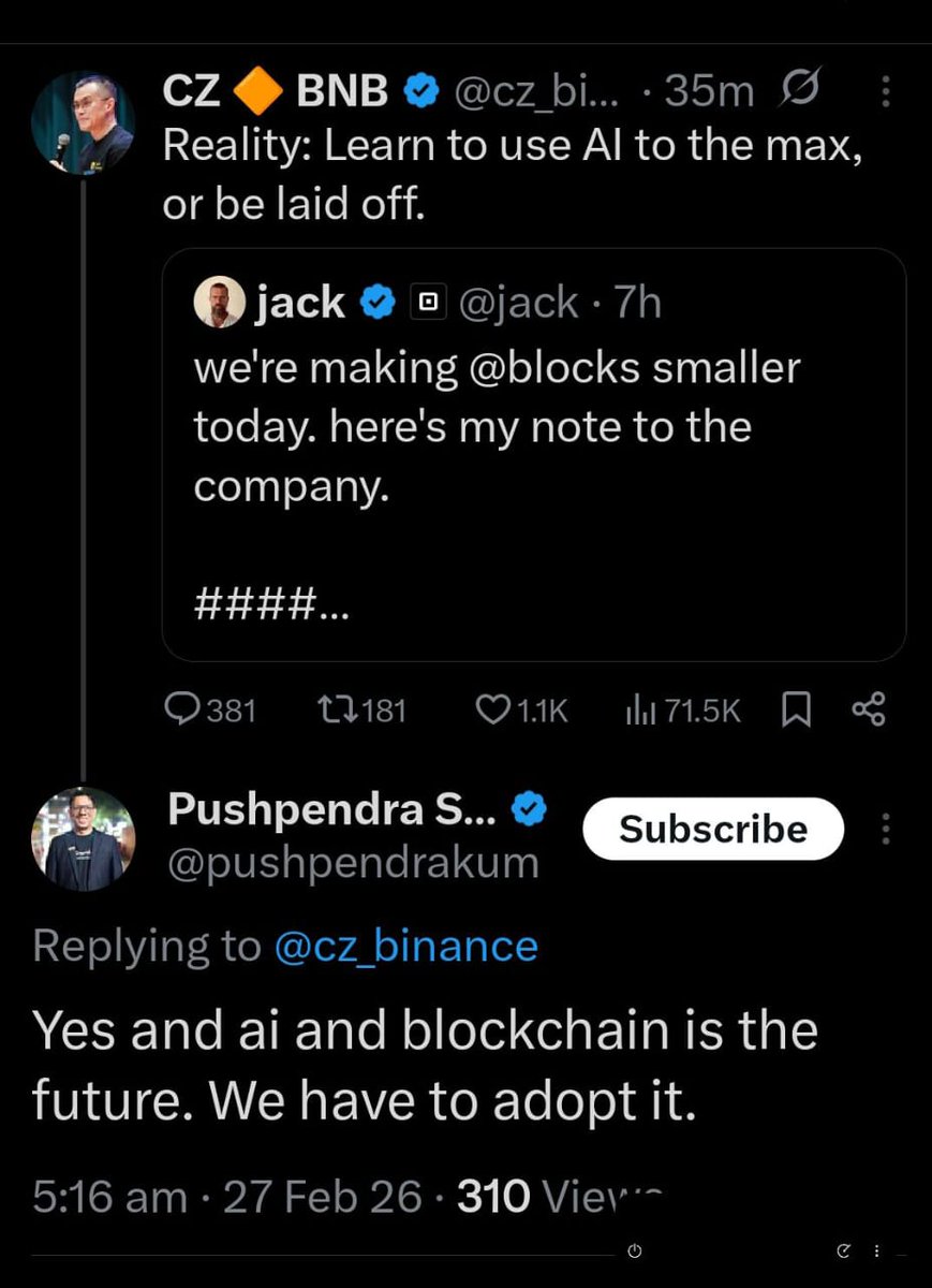 ChikamsoAngel01's tweet photo. Yes Ai has been Spoken about
Ai will be Massive 🔥
You now have a confirmation by @cz_binance and @elonmusk
Something massive is coming for AI 🔥🔥
~ Chikamso Angel 🦁🌍🔥 https://t.co/hSyQEmgkU2