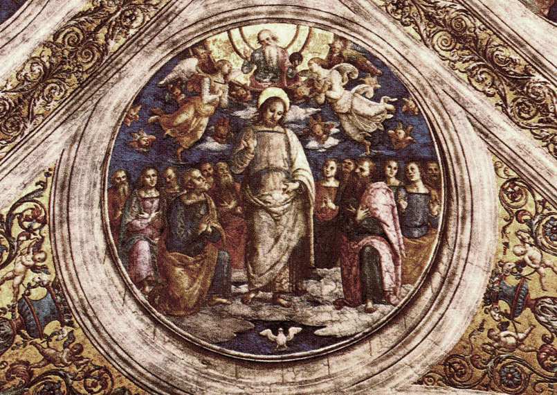 ArtistPerugino's tweet photo. The Holy Trinity and the Apostles https://t.co/QuBnn5a8pA https://t.co/bkMry2c2P8