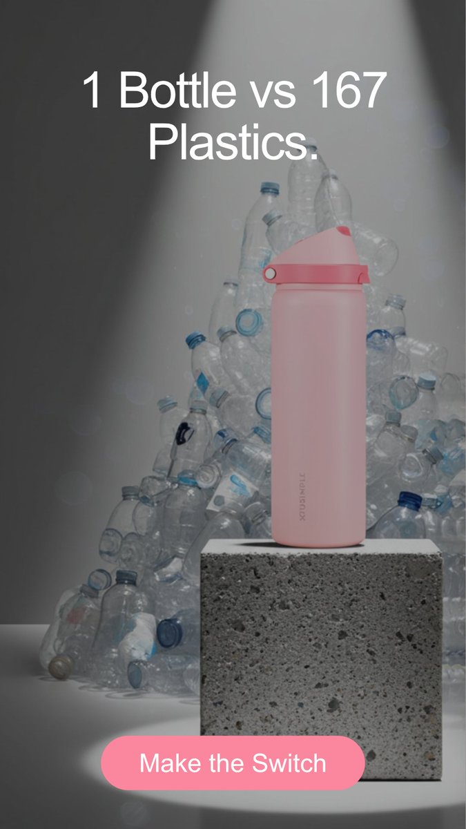 xtusimple's tweet photo. 1 water bottle can reduce 167 plastics, such a great benefits for environmental friendless. 

#xtusimple #waterbottle #EcoFriendly https://t.co/qSaDJ9YAuB