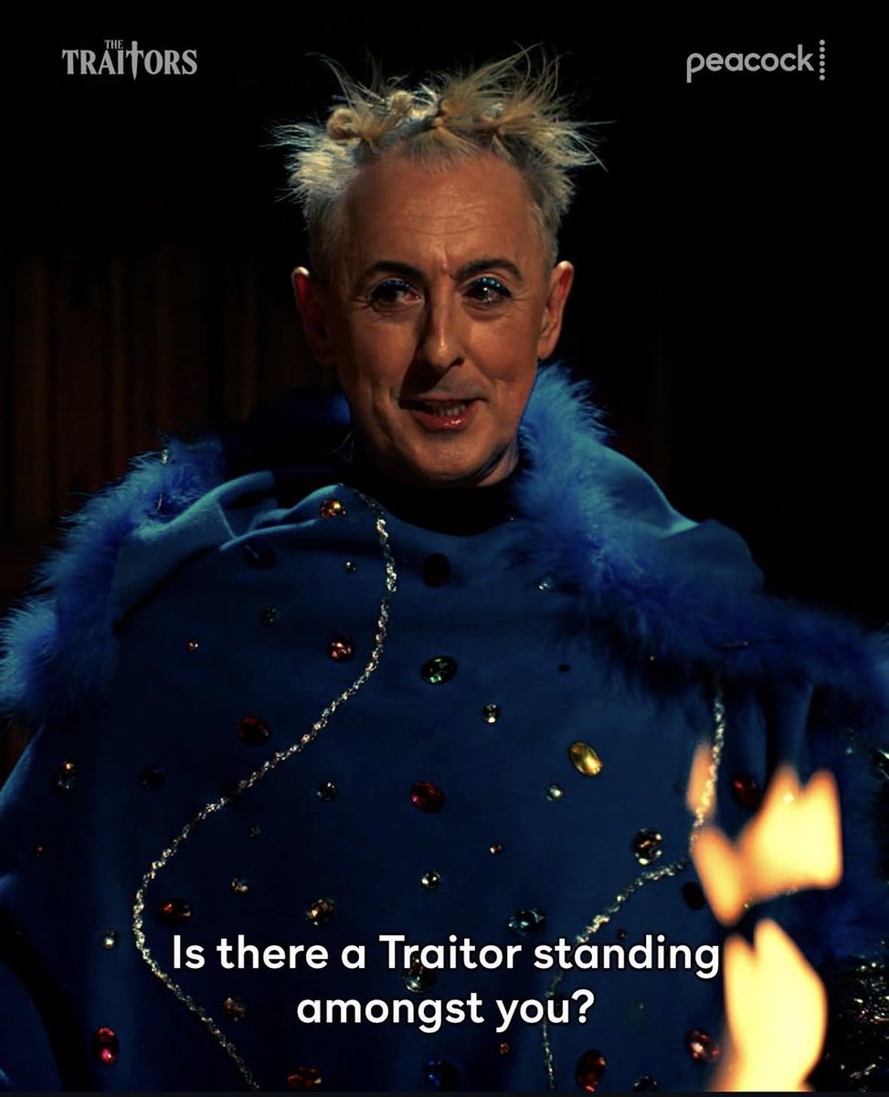 Alan being eco friendly and updating his season 2 finale outfit was not on my season 4 bingo card #TheTraitorsUS #traitors
