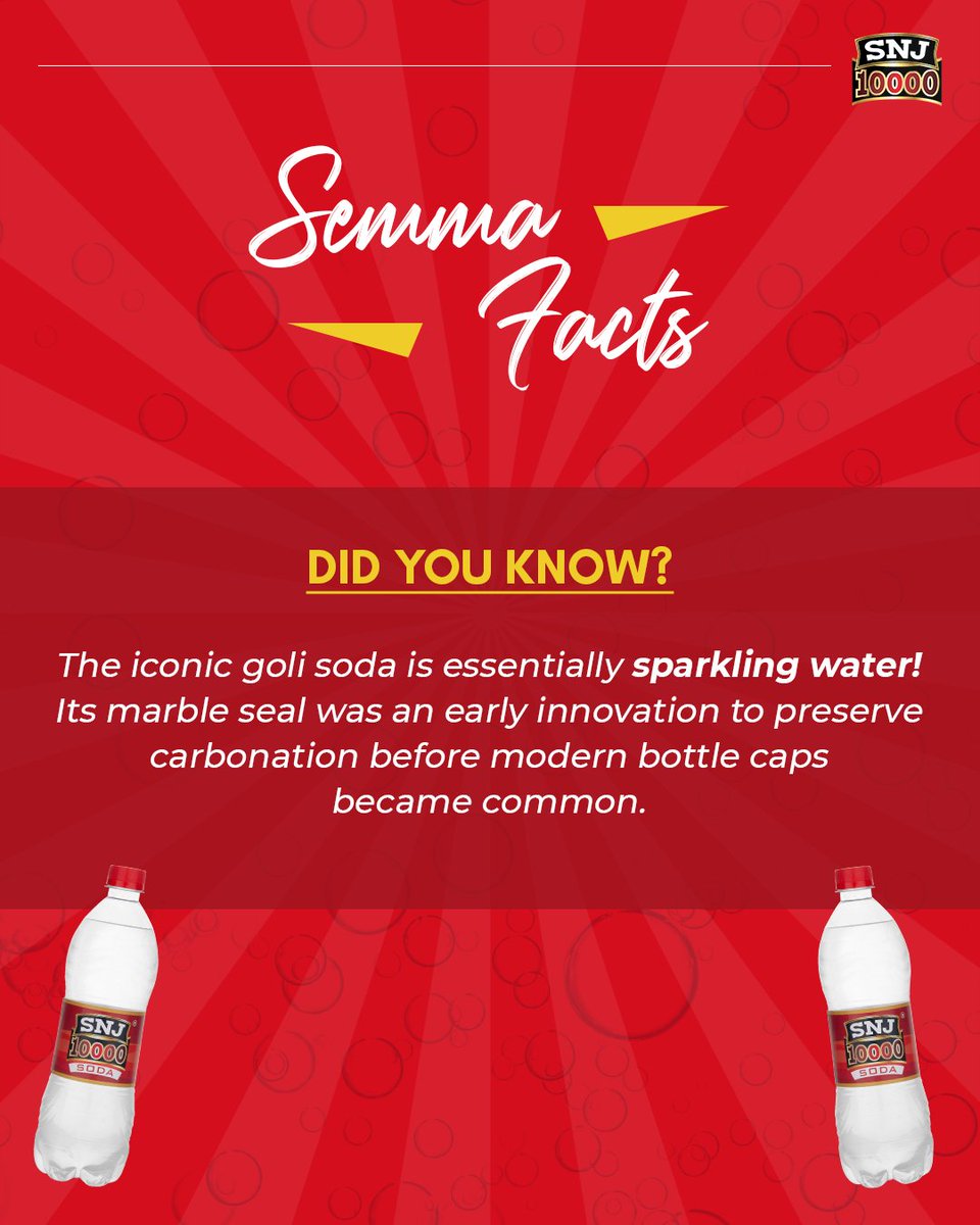 Time to reveal the secret sparkle behind this iconic drink ✨
#GoliSoda
#SNJ10000Soda

#snj10000 #snjsoda #sparkling #natural #mixer #snj