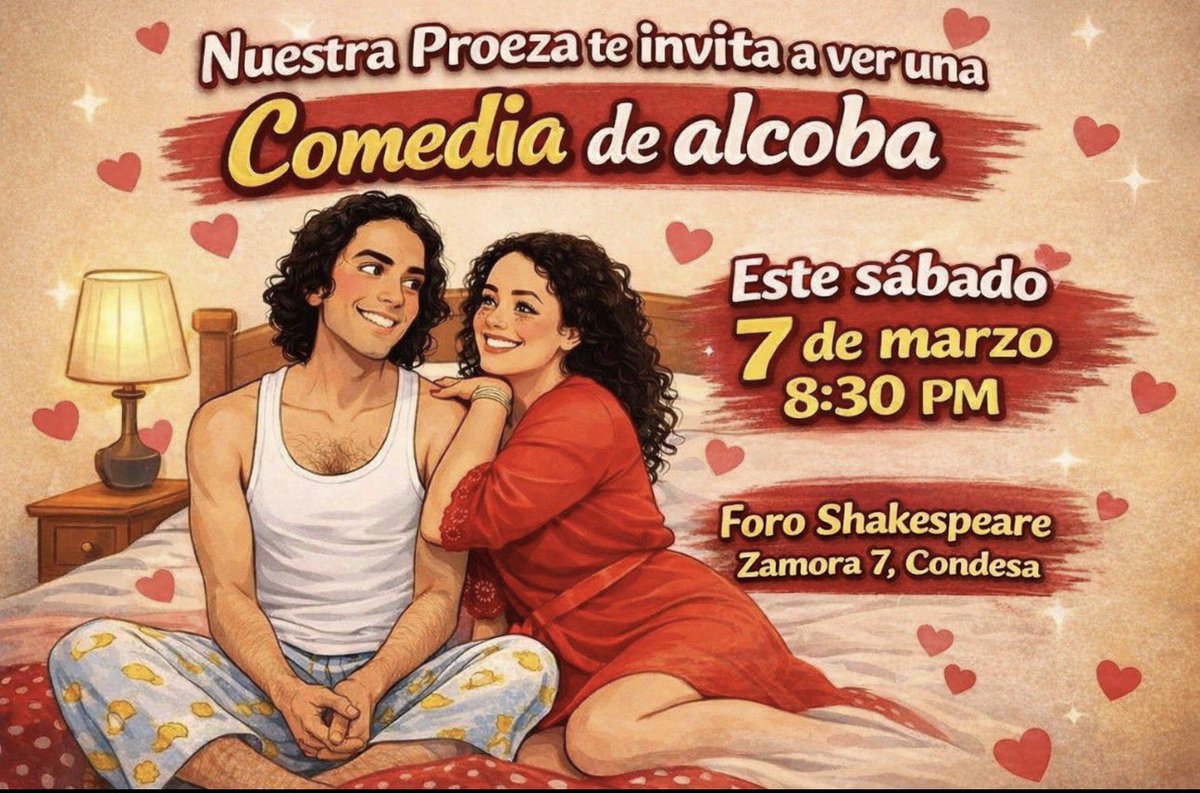 Con enorme ilusión quiero invitarlos a acompañarme a una noche muy especial. En el marco del 40 aniversario de Nuestra Proeza, estaremos organizando una función de teatro a beneficio de nuestra asociación, y sería un verdadero gusto contar con su presencia.

Te esperamos