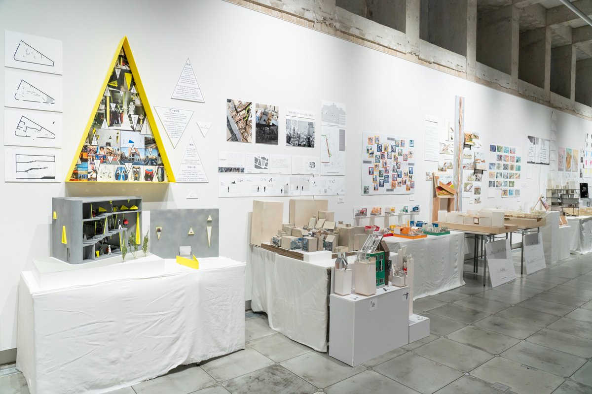 卒業生作品展 桑沢2026】 2号館では、スペースデザイン、基礎造形専攻