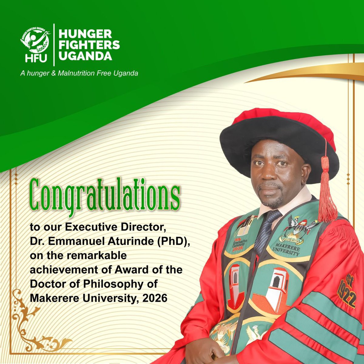 Hunger Fighters Uganda tweet media