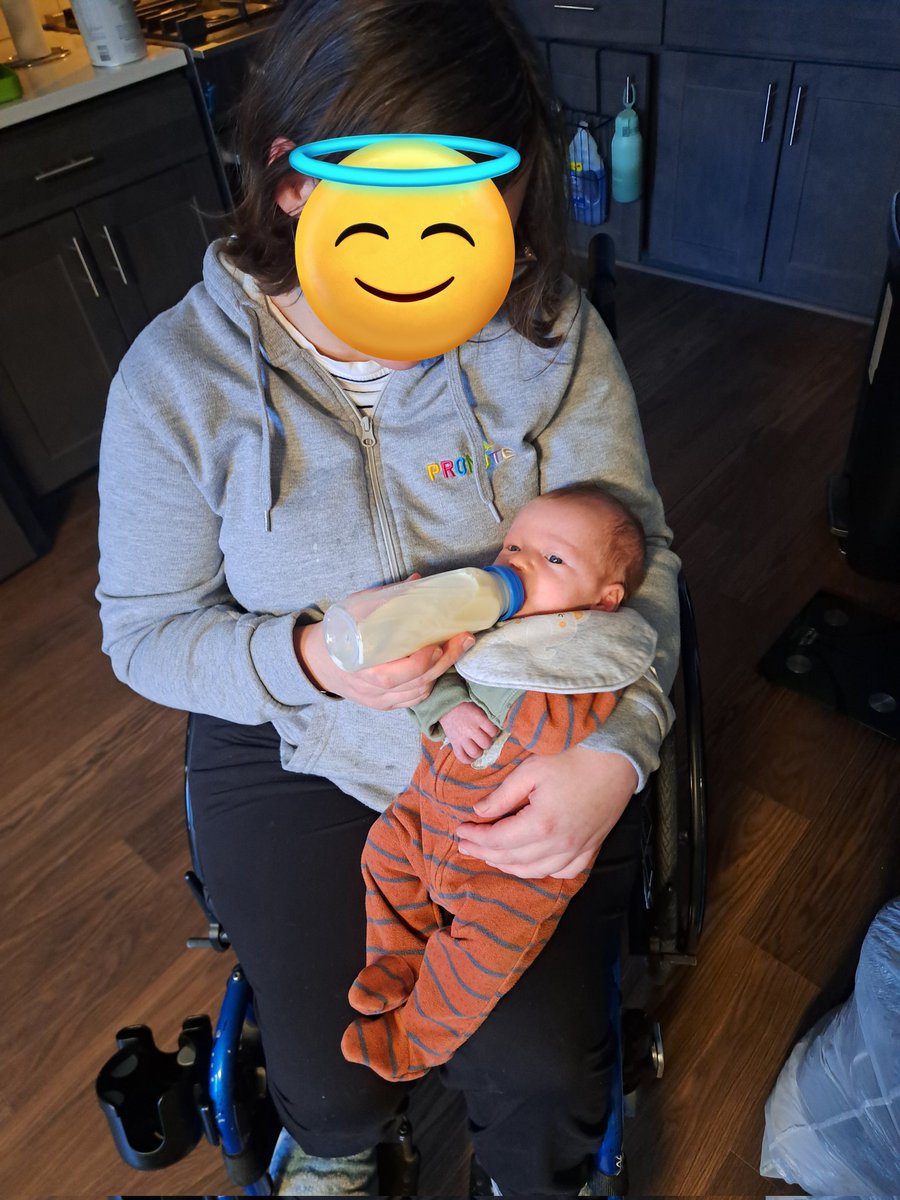 I am watching in real time as my squishy son consciously pushes himself to accelerate physical training so he can help his mama when she takes a bit more time. He's not even a month old and he is already a warrior. How did I get so lucky?