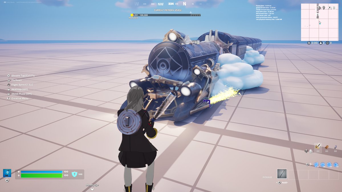 In honor of Honkai: Star Rail finally releasing on FN. I built the Astral Express and plan to recreate the Herta Space Station around it.

I will admit, I let my hyper-fixation get the better of me.
#HonkaiStarRail 
#Fortnite