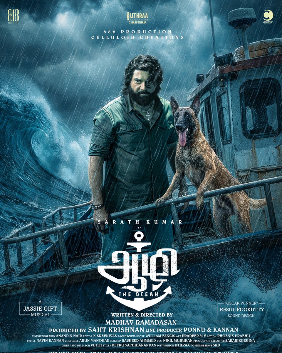 revathitheatre's tweet photo. #Aazhi From Today in your REVATHI THEATRE 🎞️ 

#Aazhi #TheOcean  
@Aazhimovie @888production_ @realsarathkumar  #Tirupur https://t.co/WS0gRCjgPP
