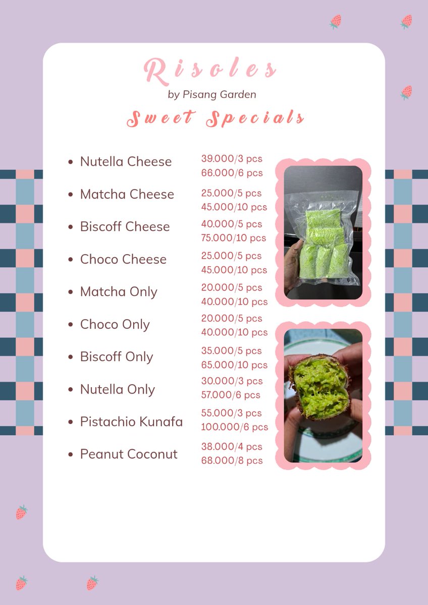 dughkdydnd's tweet photo. Teman- Teman di Bekasi &amp; dimanapun klean berada, yang mau aneka Risol &amp; Dimsum Goreng Keju bisa yaaaaa! Bisa kirim via Paxel &amp; Gosend &amp; lalamove 🥰 Untuk yang tinggal di sekitaran Bintara, Kranji, Jakasampurna, Perumnas 1, Kayuringin dan sekitarnya bisa dianter yah. https://t.co/bnsgvFc5zB