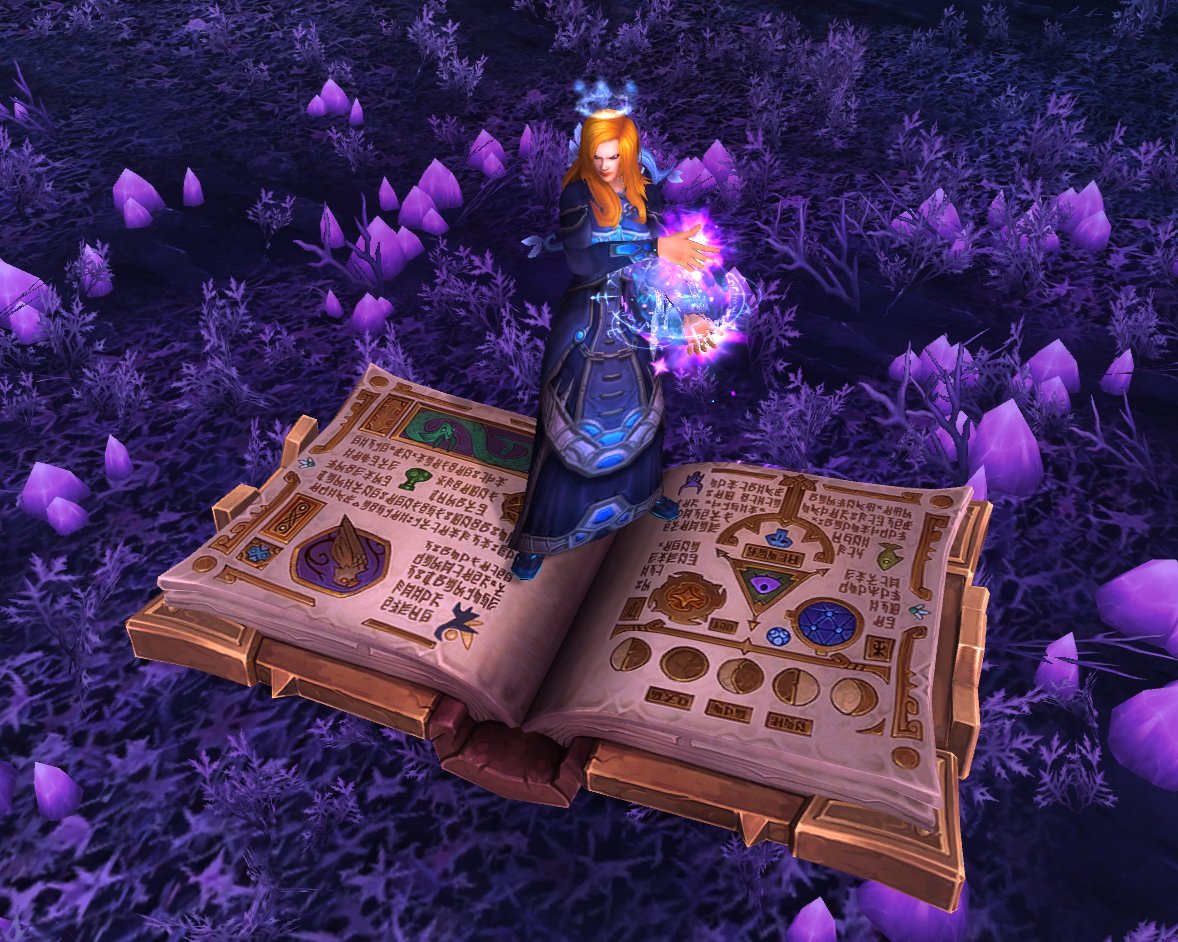 sarah_shade's tweet photo. @Zorbrix I finally completed all the mage tower challenges Wednesday night, so the Spelltome, of course! https://t.co/ykBB9Mcwxw