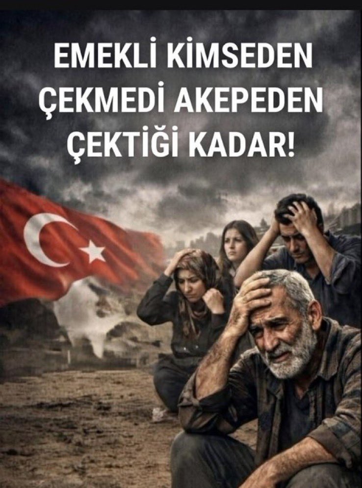 Emekliye yapılan zulümdür 

#EmekliyeHakkınıVerAkepe