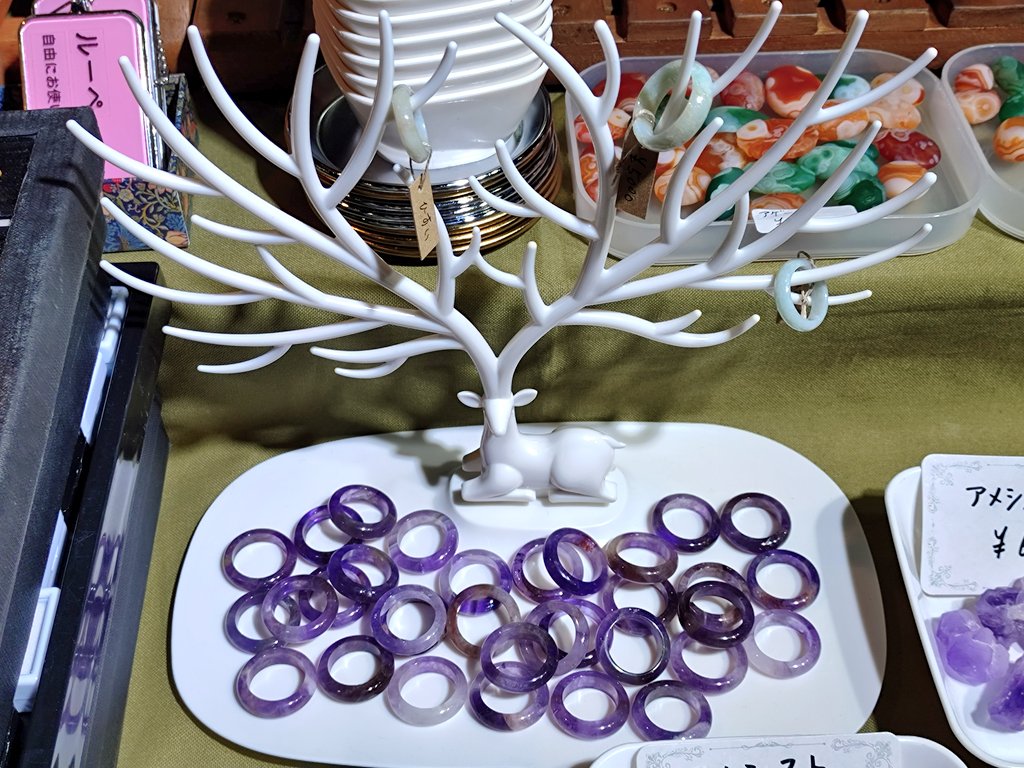 Crazy、へなちょこ過ぎてモスアゲートリングと金魚忘れました… 空い