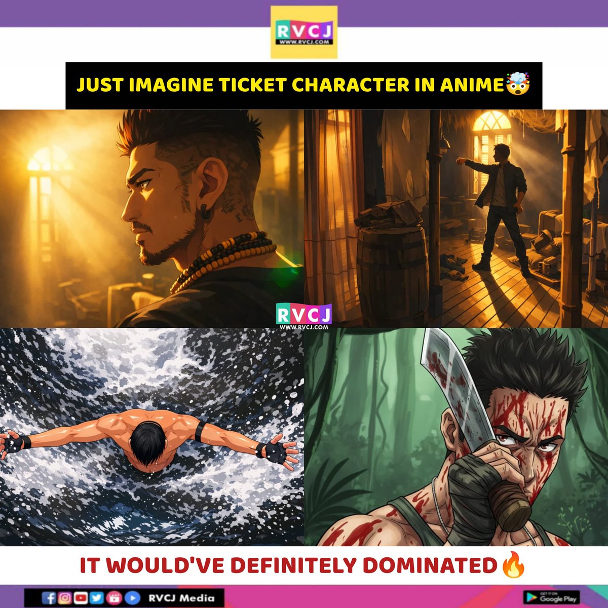 Ticket Anime version🤯🔥

#Toxic #Yash #Ticket. #RVCJKannada