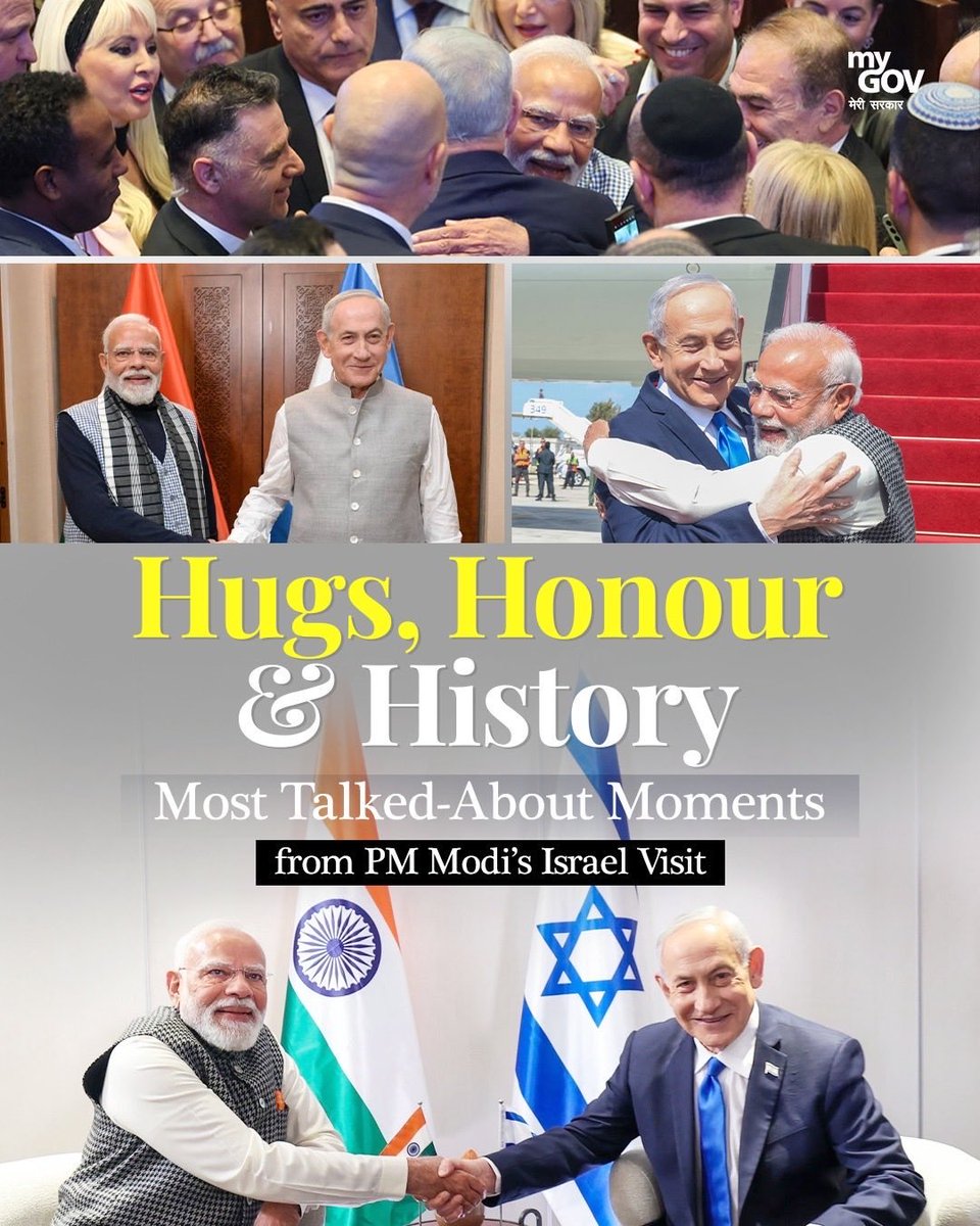 Truth_Unplugged's tweet image. A landmark visit that adds new energy to the India–Israel partnership 🇮🇳🤝🇮🇱
Under your leadership, cooperation is moving from strength to strength, in innovation, security, agriculture &amp;amp; beyond 👏🔥
#PMModiIsraelVisit
