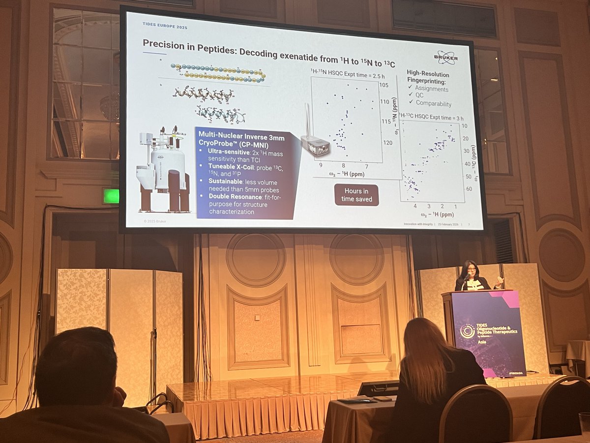 bruker's tweet image. Thank you for joining us at #TIDES Asia!
It was a pleasure to connect, exchange ideas &amp;amp; showcase how #NMR delivers actionable insights, supports regulatory expectations &amp;amp; drives innovation across the TIDES landscape.

Learn more: goto.bruker.com/4chZWYq

@TIDESInforma

#TIDESAsia