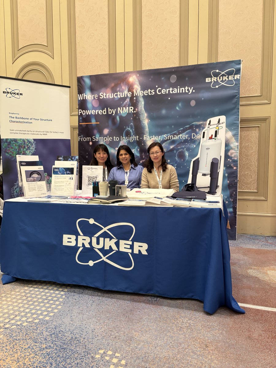 bruker's tweet image. Thank you for joining us at #TIDES Asia!
It was a pleasure to connect, exchange ideas &amp;amp; showcase how #NMR delivers actionable insights, supports regulatory expectations &amp;amp; drives innovation across the TIDES landscape.

Learn more: goto.bruker.com/4chZWYq

@TIDESInforma

#TIDESAsia