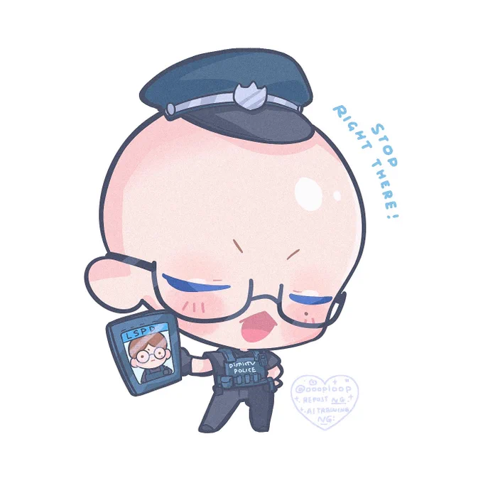 Just two little (very bald) beans #DistrictV #YaminoArt #phartz