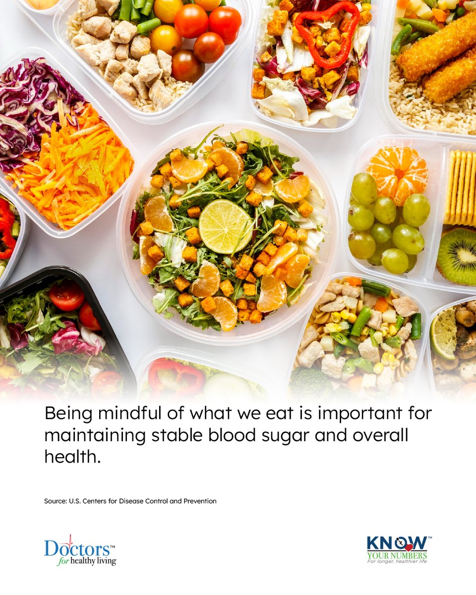 Carbohydrates can raise blood sugar, while protein and fibre don’t.
Being mindful of what you eat helps keep your blood sugar stable.