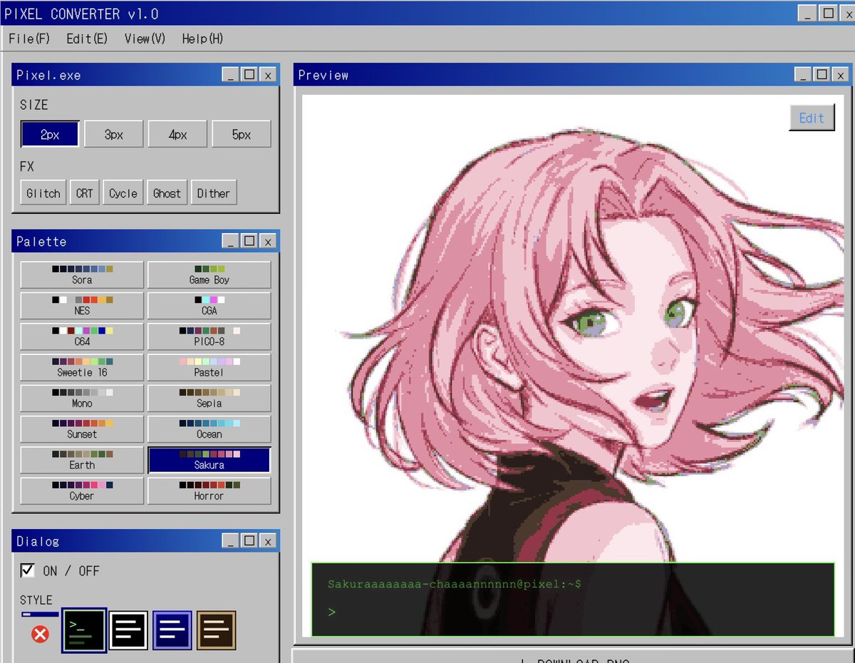 Sakura has her own color palette 🙇‍♀️😭🌸 .