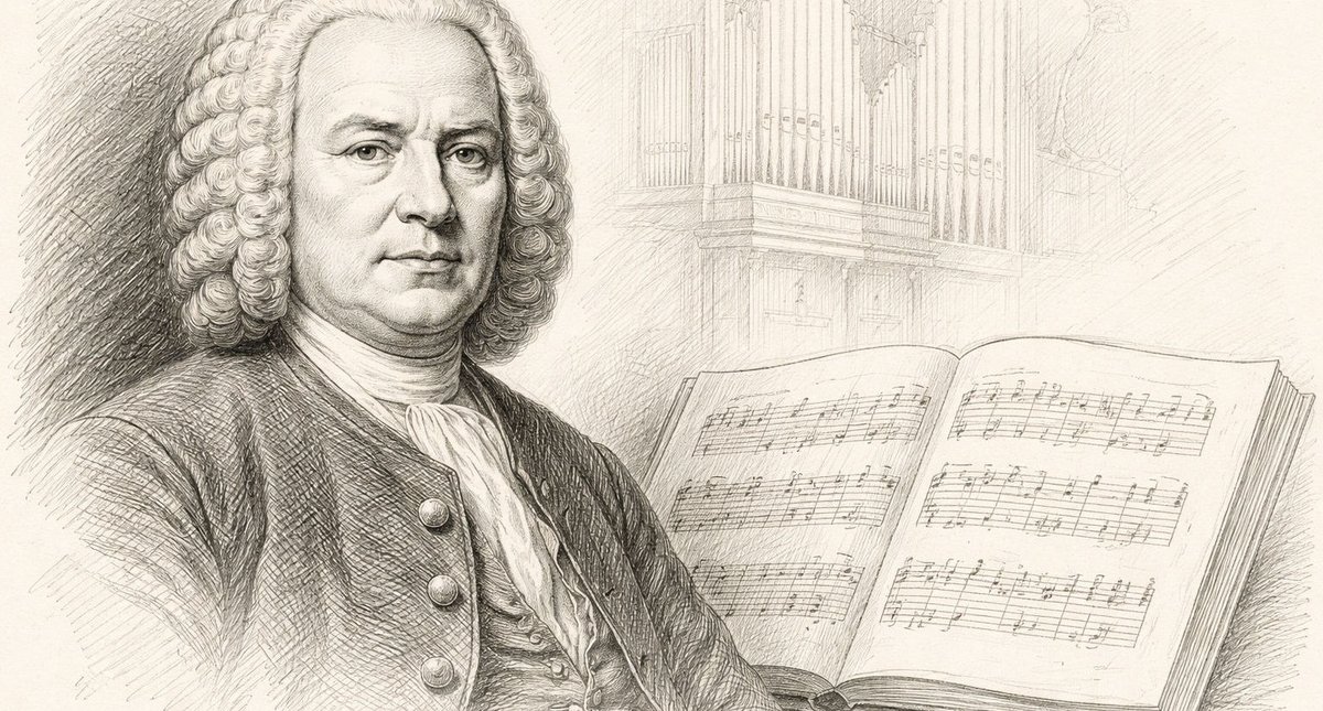 🎼 Johann Sebastian Bach war kein Rockstar, sondern Baumeister. Seine Fugen sind Architektur aus Klang, seine Passionen tief durchdacht. Und selbst moderne Popmusik basiert auf harmonischen Prinzipien, die im Barock ihre Reife fanden. Wer Bach hört, hört Struktur, Disziplin und Haltung – nicht als Museum, sondern als Fundament. Ein Porträt über Leben, Humor, Konflikte und zeitlose Größe.  #Bach #Musik #Musikgeschichte #Barock #Haltung #Portrait