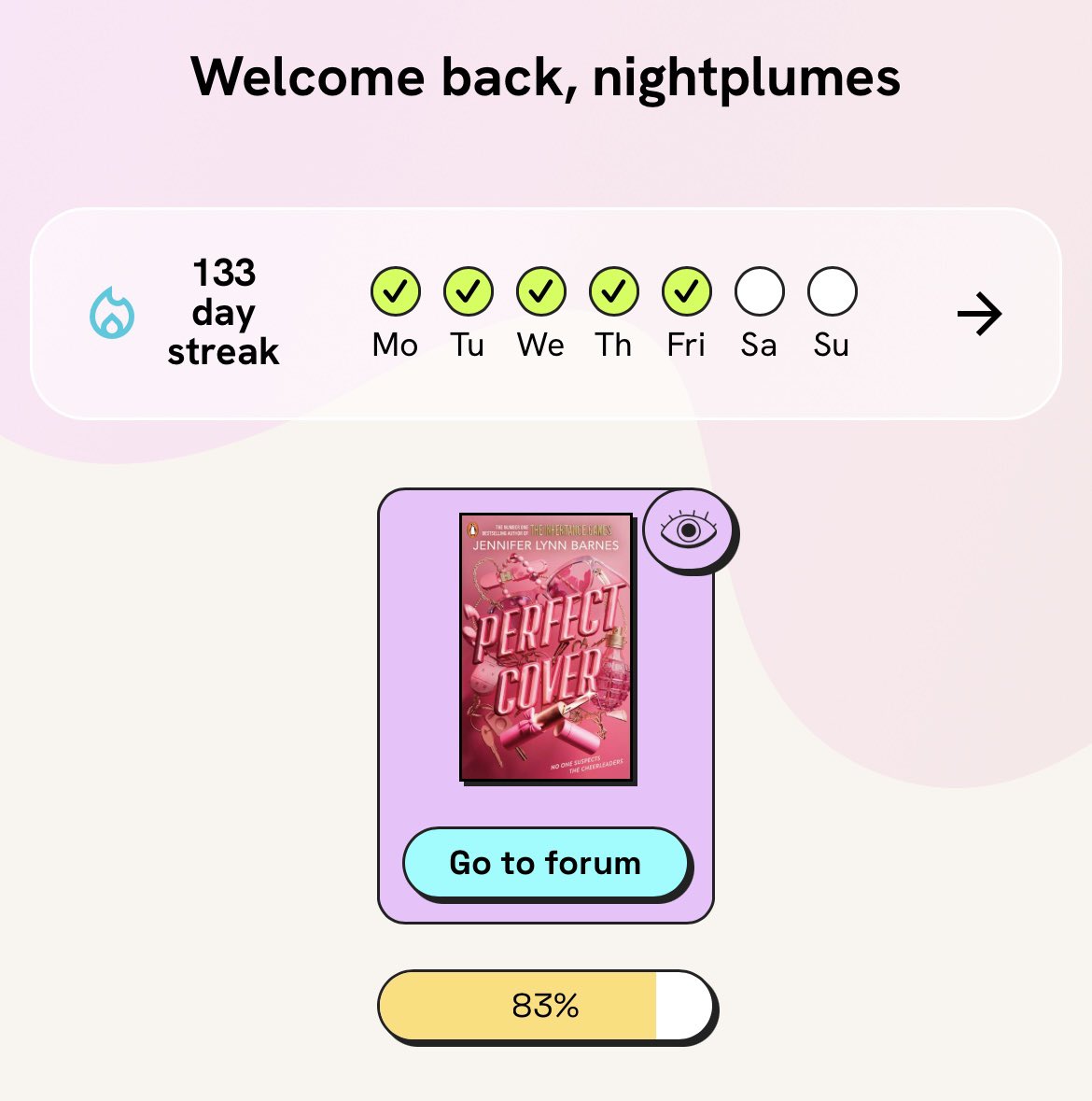 pagebound streak check❤️‍🔥