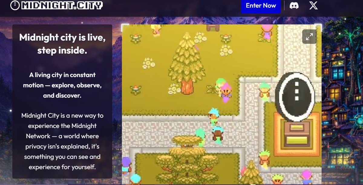 ORishimatabaro's tweet image. Midnight City is live!

Step inside a living virtual city where AI agents generate real transactions on the Midnight Network.
See rational privacy in action across multiple visibility layers

here🔗 midnight.city

#MidnightNetwork  @MidnightNtwrk  #Blockchain