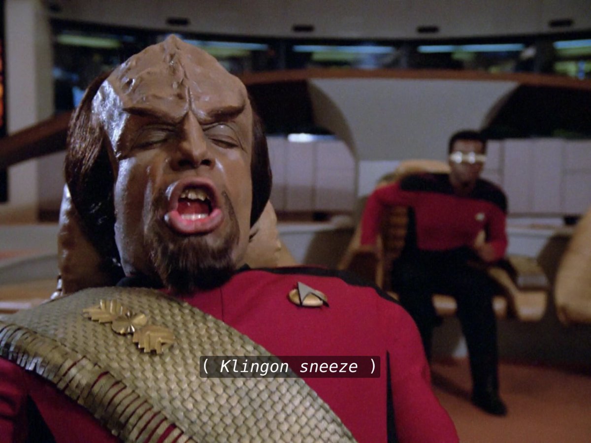 teknodave's tweet photo. Just watched the newest episode of #StarfleetAcademy, I was rather surprised by the Doctor's revelation of the trauma from his past that I called out in a previous episode of #TechnicallyTrek. I was way off base. I was underwhelmed by Jay-Den's sneezes. I was expecting more vigor https://t.co/7C2izOiA06
