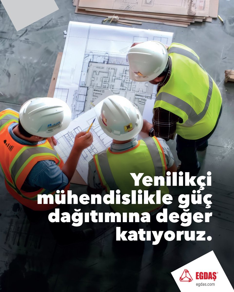 egd_as's tweet photo. "Yenilikçi mühendislikle güç dağıtımına değer katıyoruz."

- Projelerinizin her aşamasında yanınızdayız. 

#EGDAŞ #Mühendislik #Enerji #GüçDağıtım #Kalite #Yenilik #Proje #Endüstri https://t.co/gtn9ioP2Zk
