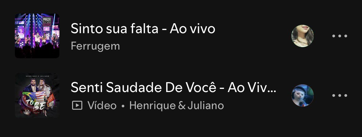liipe61's tweet photo. Essa foi nossa última mensagem no Spotify😔 https://t.co/9Ly2UQ70qW