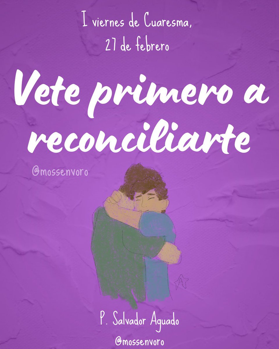 Bendecido viernes 🙏🏻🟣 #reflexiónevangelio #mossenvoro #Cuaresma #evangelizacióndigital #misionerosdigitales