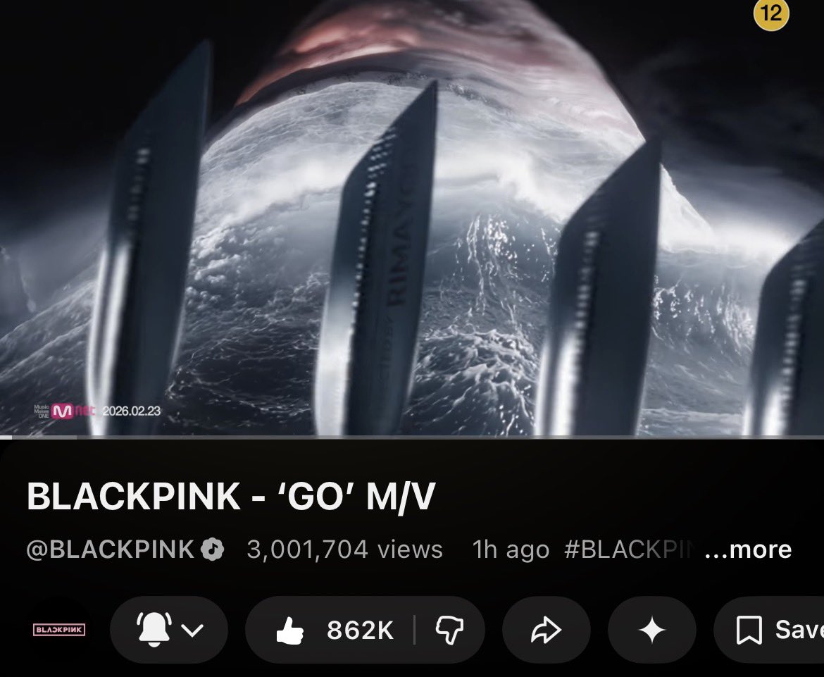 chartsblackpink's tweet photo. .@BLACKPINK’s “GO” has surpassed 3 million views on YouTube.

🔗 https://t.co/5hWwGtQD8M

DEADLINE OUT NOW
#DEADLINEWillMakeYouGO 
#BLACKPINKDEADLINE https://t.co/jsJqDngKnj