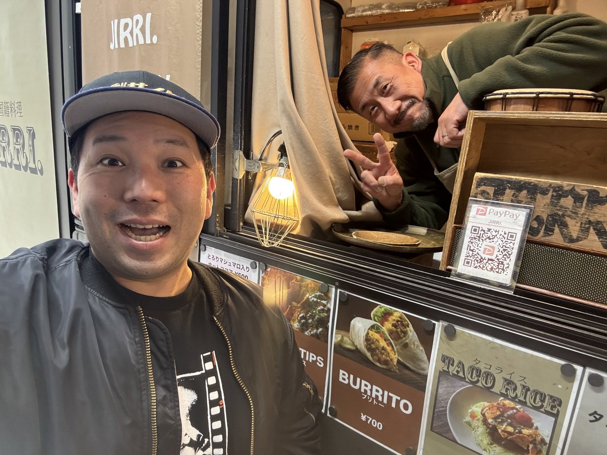 ILLMARIACHI DJ刃頭(HAZU)さん久々にお会いしました🌯 改めてTOKONA-X