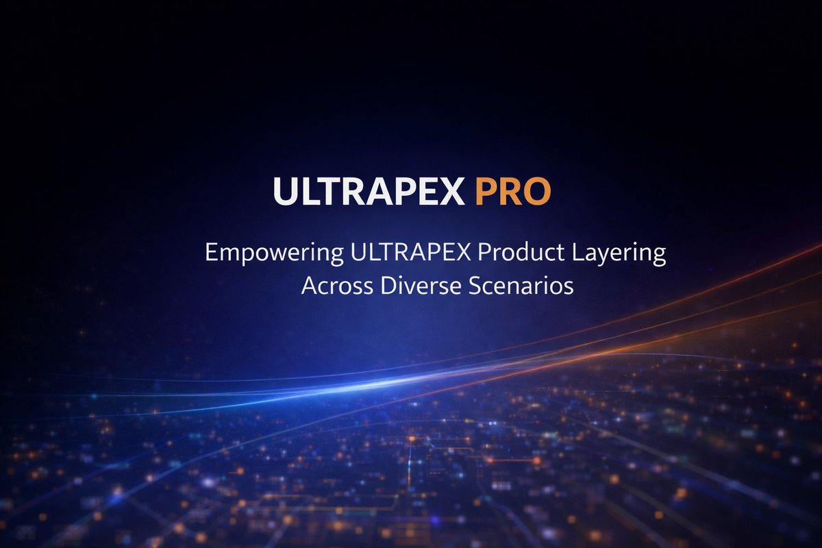 UltrapexPro's tweet photo. Ultrapex Pro officially launches — advancing ULTRAPEX’s application-layer architecture.

Designed for structured product layering across multiple scenarios.

Focused. Scalable. 

#ULTRAPEX #UltrapexPro #TechInnovation #DigitalInfrastructure #PlatformEvolution #FutureTech https://t.co/K9uGXvwY63