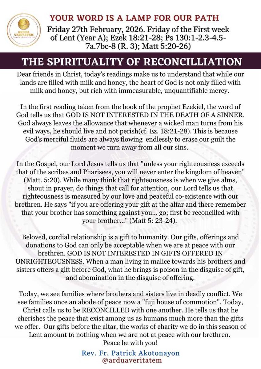 Lag_archdiocese's tweet photo. Lenten challenge https://t.co/3vQfeMyDIA