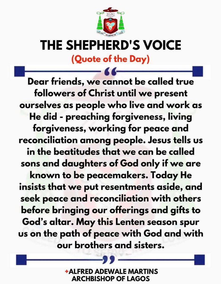Lag_archdiocese's tweet photo. Lenten challenge https://t.co/3vQfeMyDIA
