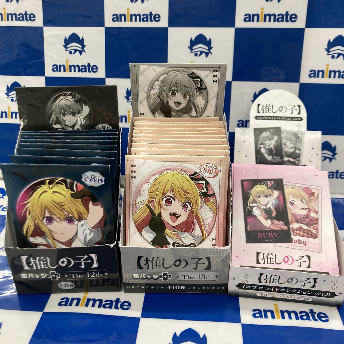 グッズ入荷情報】 『【推しの子】』 ・缶バッジ＋ The 12th ・缶バッジ