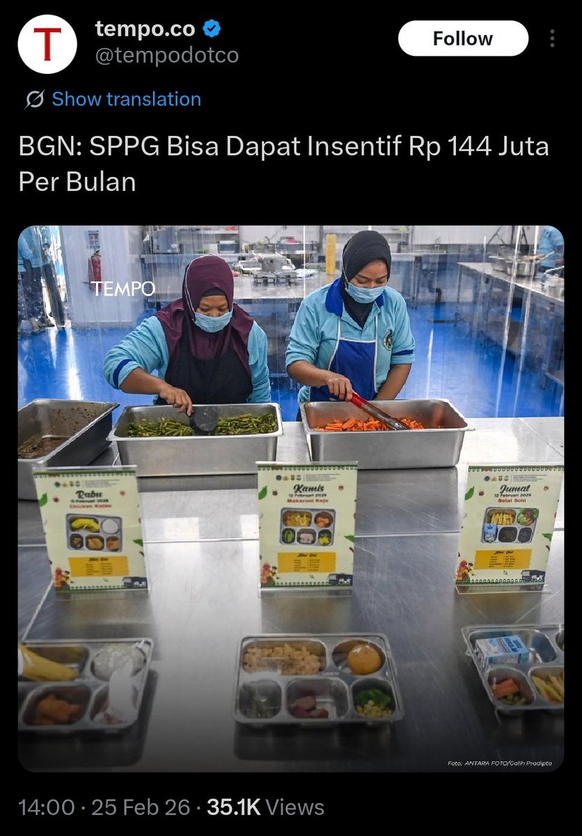 <a href="/MiskinTV_/">SobatMiskinTV</a> Lah, yg punya gagasan kan secara ga langsung udah ngakui kalo ini bukan program, tapi proyek.