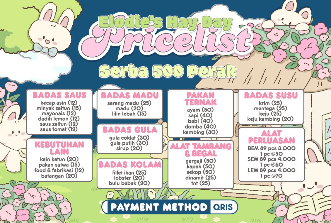 Elodie Perdia🫧 sell hayday needs! tweet media