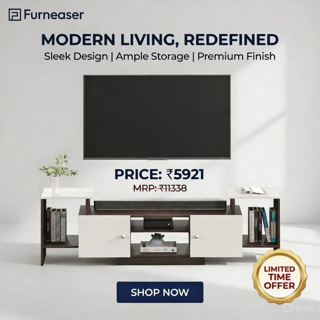 Furneaser's tweet image. ✨ Upgrade Your Living Room with Style &amp;amp; Smart Storage!

Bring home the perfect blend of elegance and functionality with our modern TV Unit.
furneaser.com/collections/ne…
#TVUnit #LivingRoomDecor #ModernFurniture #HomeUpgrade #Furneaser #EntertainmentCenter #HomeInteriors