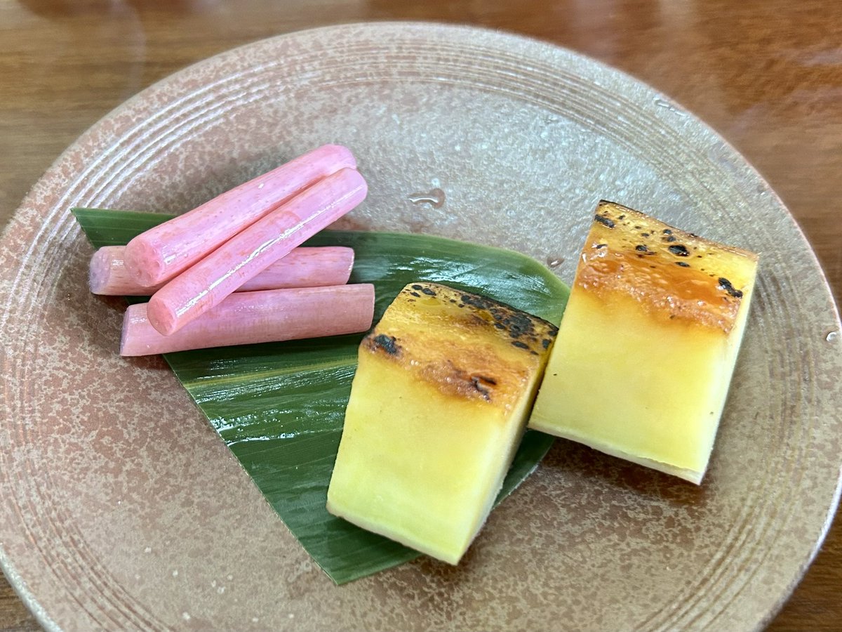 萬福寺さんの普茶料理のお弁当に入っていた瓢箪のお漬物がすごく