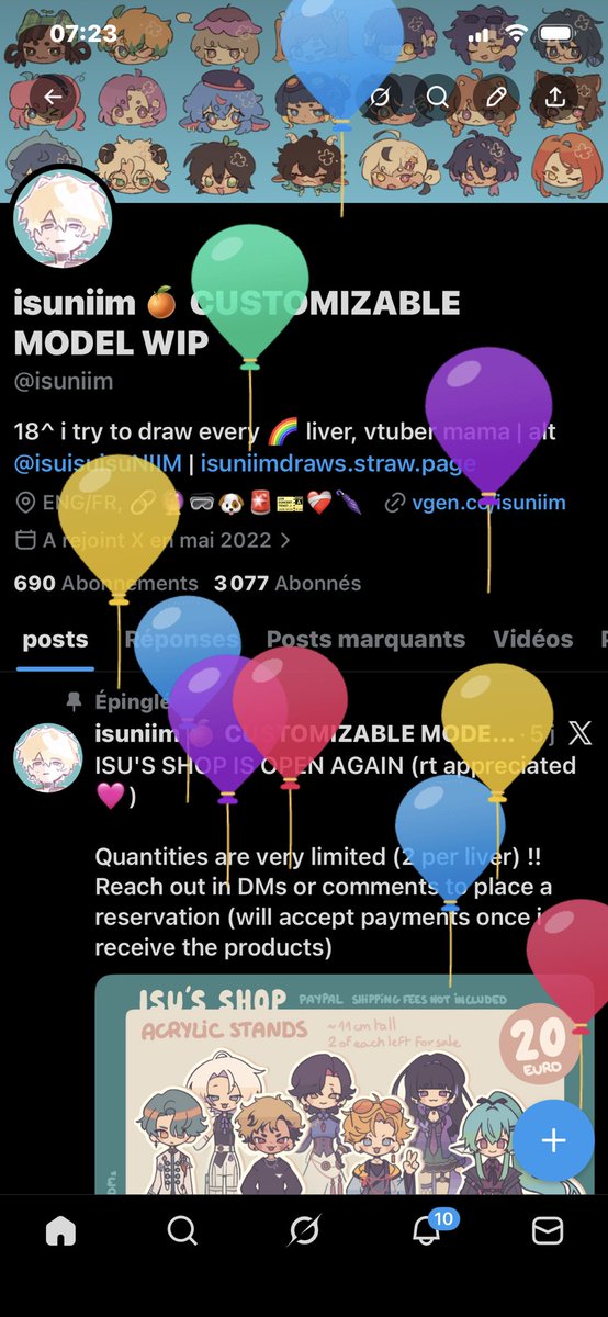 isuniim 🍊 CUSTOMIZABLE MODEL WIP tweet media